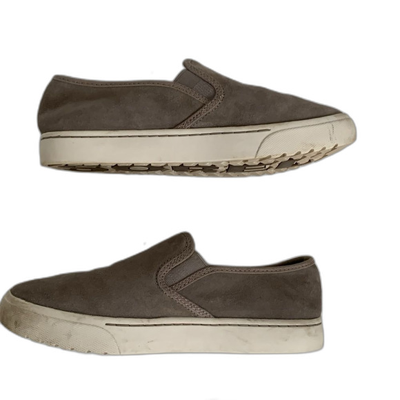 Sorel Campsneak Taupe Brown Suede Leather Slip-On Sneaker Flats Size 8 - Picture 10 of 10